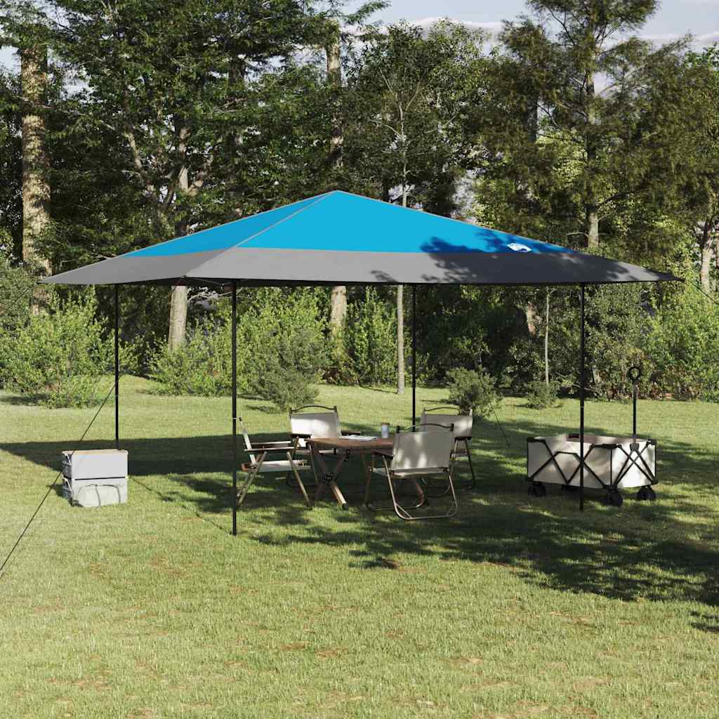 Pop-up Pavillon Zelt Blau 400 x 400 cm Stoff