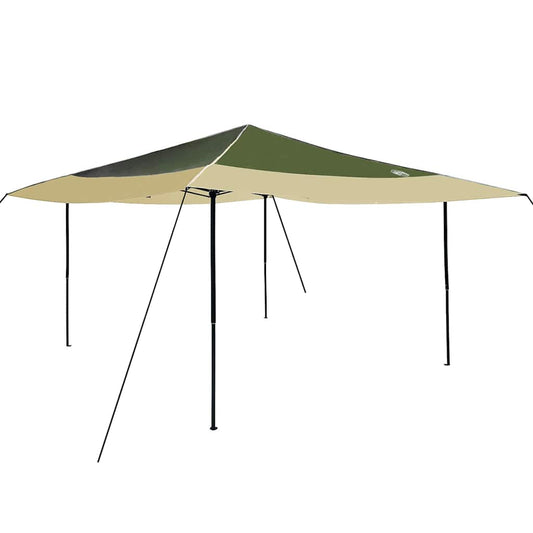 Pop-up Pavillon Zelt Grün 400 x 400 cm Stoff