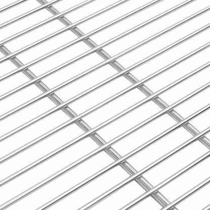 Grillrost Silber 57 x 57 cm Edelstahl