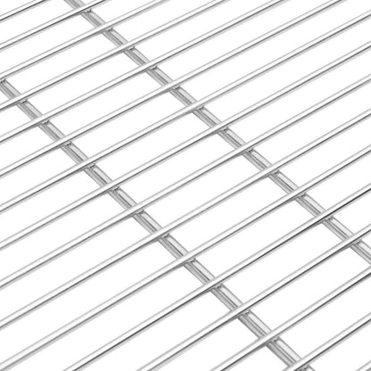 Grillrost Silber 60 x 60 cm Edelstahl