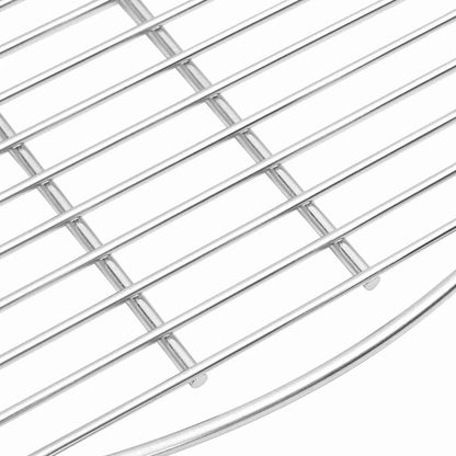 Grillrost Silber 60 x 60 cm Edelstahl
