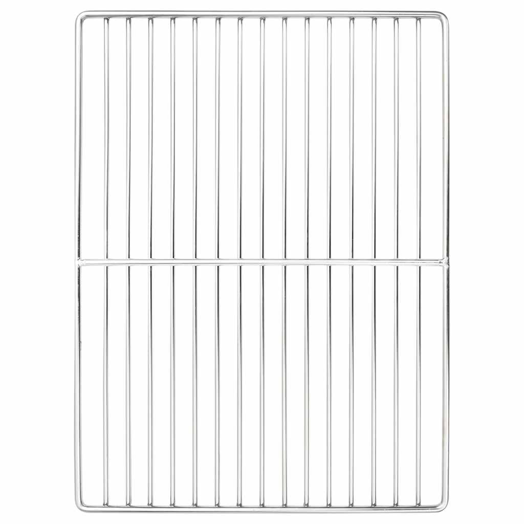 Grillrost Silber 40 x 30 cm Edelstahl
