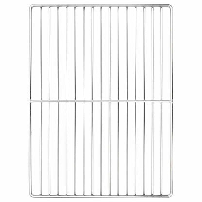 Grillrost Silber 40 x 30 cm Edelstahl