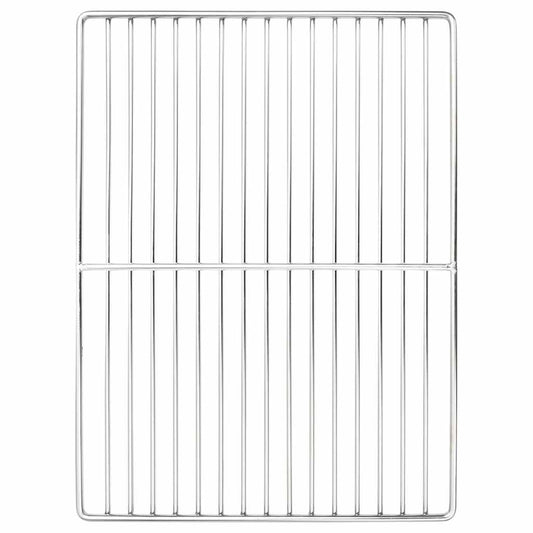 Grillrost Silber 40 x 30 cm Edelstahl