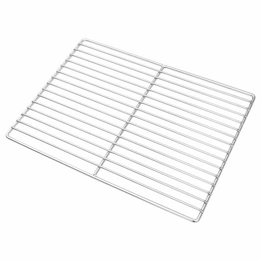 Grillrost Silber 40 x 30 cm Edelstahl