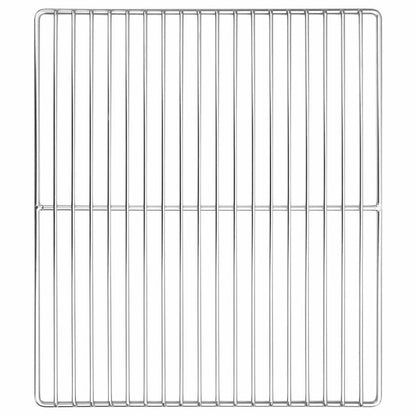 Grillrost Silber 40 x 35 cm Edelstahl