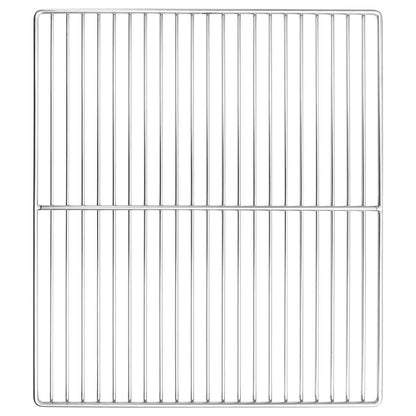 Grillrost Silber 45 x 40 cm Edelstahl