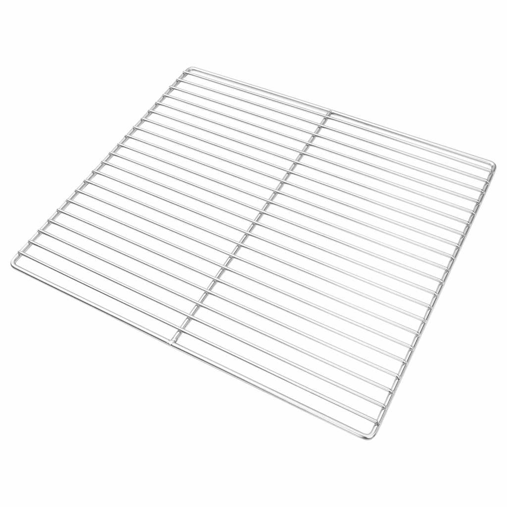 Grillrost Silber 45 x 40 cm Edelstahl