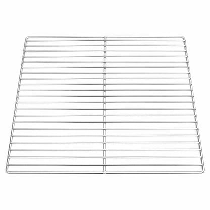 Grillrost Silber 45 x 40 cm Edelstahl