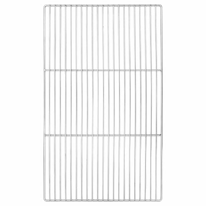 Grillrost Silber 67 x 40 cm Edelstahl