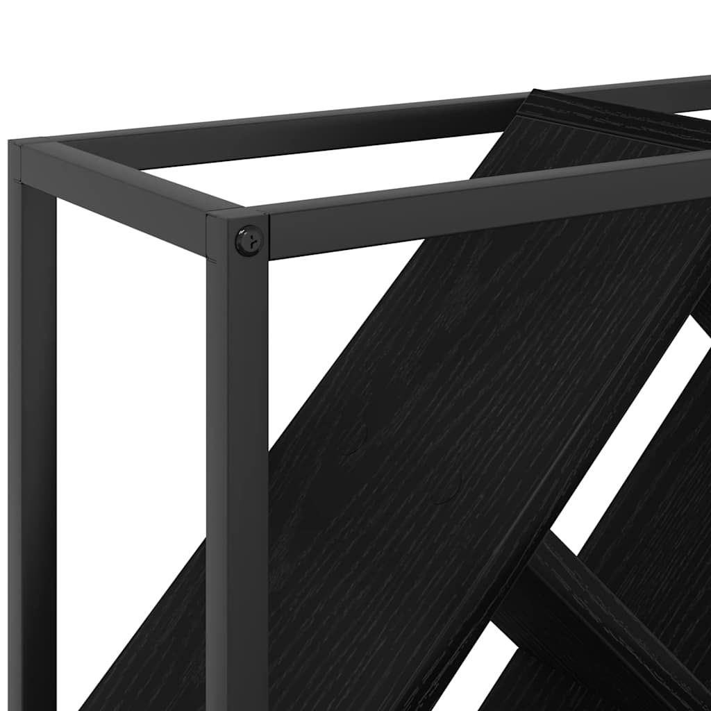 Weinregal Schwarze Eiche 51 x 18 x 52,5 cm Holzwerkstoff