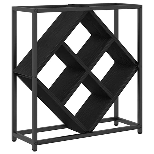Weinregal Schwarze Eiche 51 x 18 x 52,5 cm Holzwerkstoff