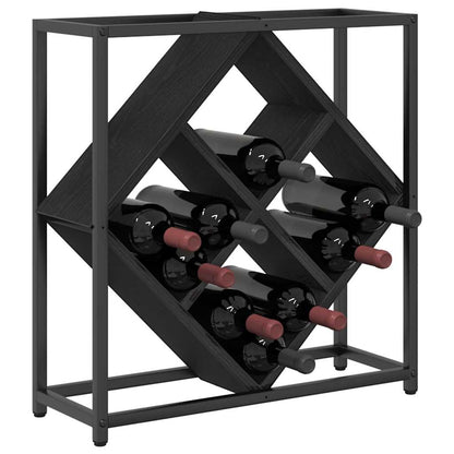 Weinregal Schwarze Eiche 51 x 18 x 52,5 cm Holzwerkstoff