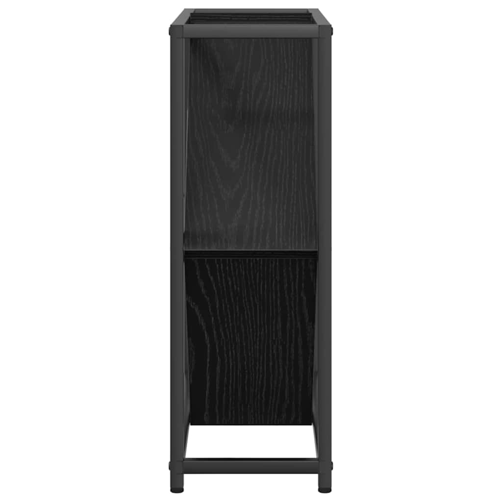 Weinregal Schwarze Eiche 51 x 18 x 52,5 cm Holzwerkstoff