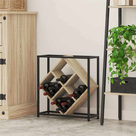 Weinregal Sonoma Eiche 51 x 18 x 52,5 cm Holzwerkstoff