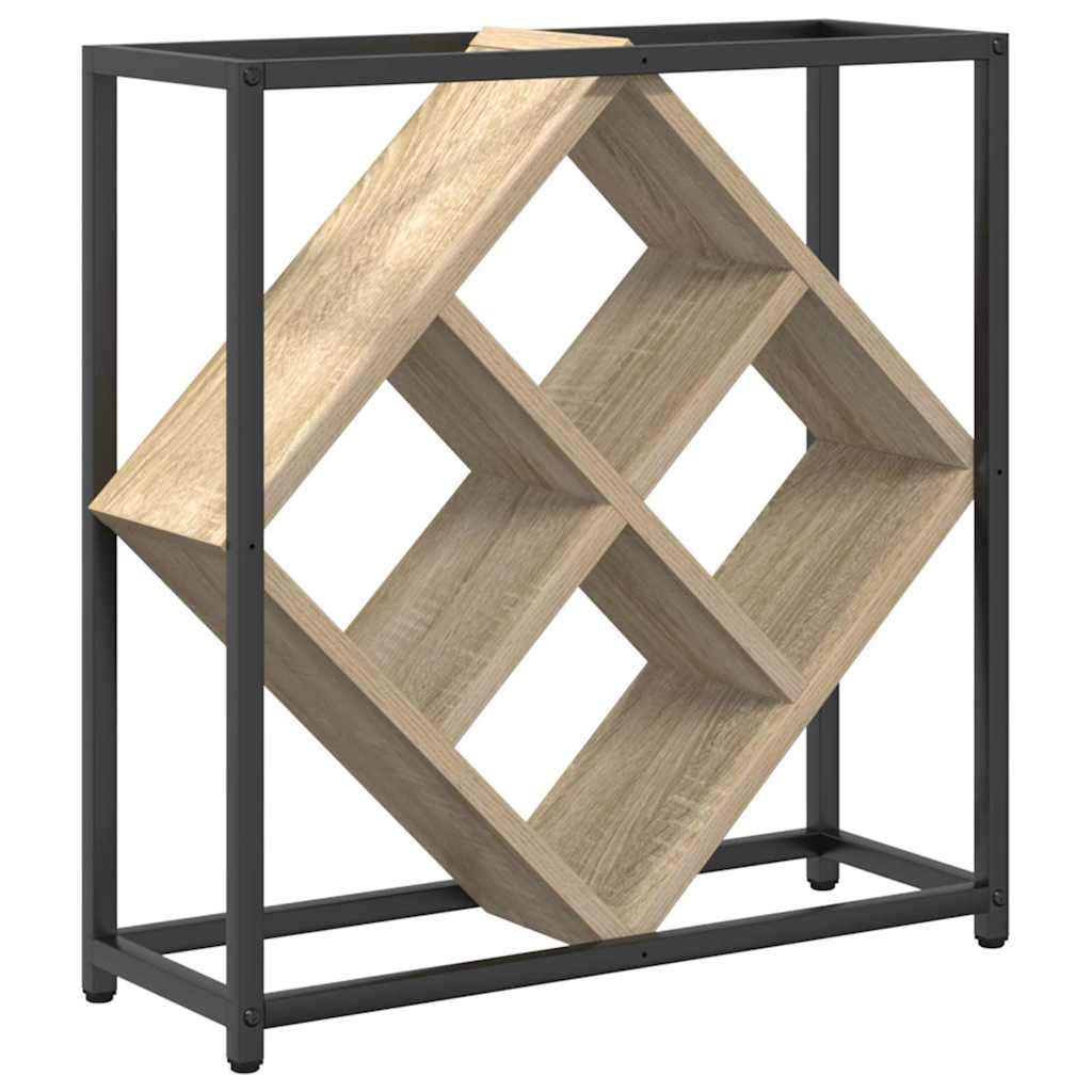 Weinregal Sonoma Eiche 51 x 18 x 52,5 cm Holzwerkstoff
