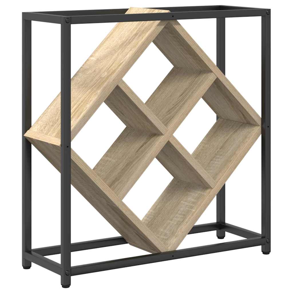 Weinregal Sonoma Eiche 51 x 18 x 52,5 cm Holzwerkstoff