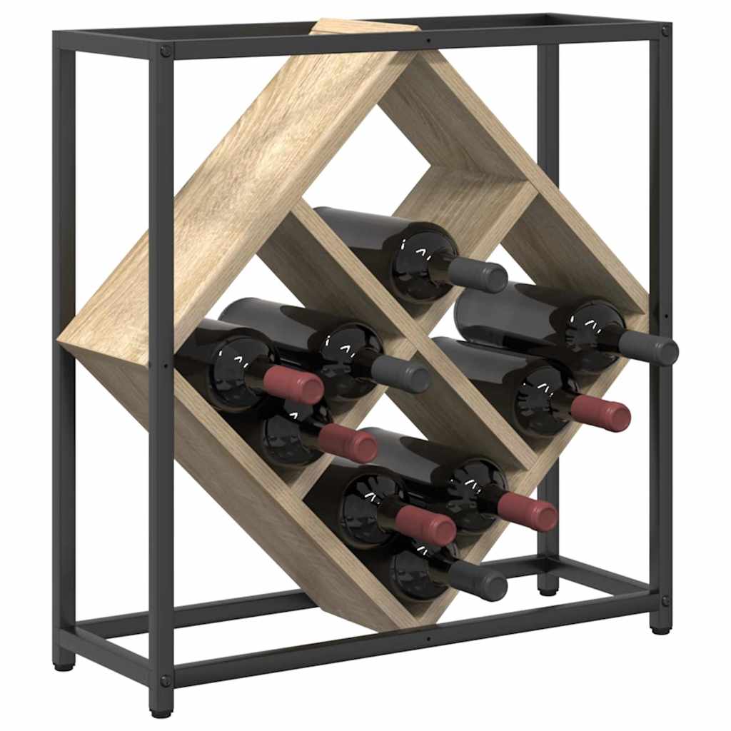 Weinregal Sonoma Eiche 51 x 18 x 52,5 cm Holzwerkstoff