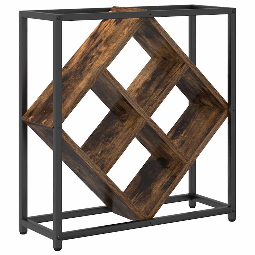 Weinregal Räuchereiche 51 x 18 x 52,5 cm Holzwerkstoff