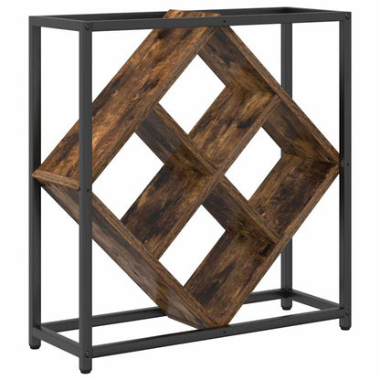 Weinregal Räuchereiche 51 x 18 x 52,5 cm Holzwerkstoff