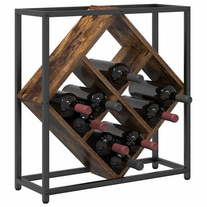 Weinregal Räuchereiche 51 x 18 x 52,5 cm Holzwerkstoff