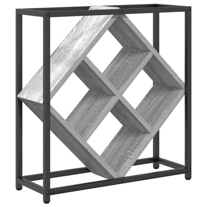 Weinregal Grau 51 x 18 x 52,5 cm Holzwerkstoff