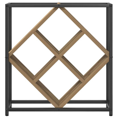 Weinregal Eiche handwerklich 51 x 18 x 52,5 cm Holzwerkstoff
