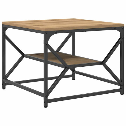 Couchtisch Eiche handwerklich 51 x 50 x 40 cm