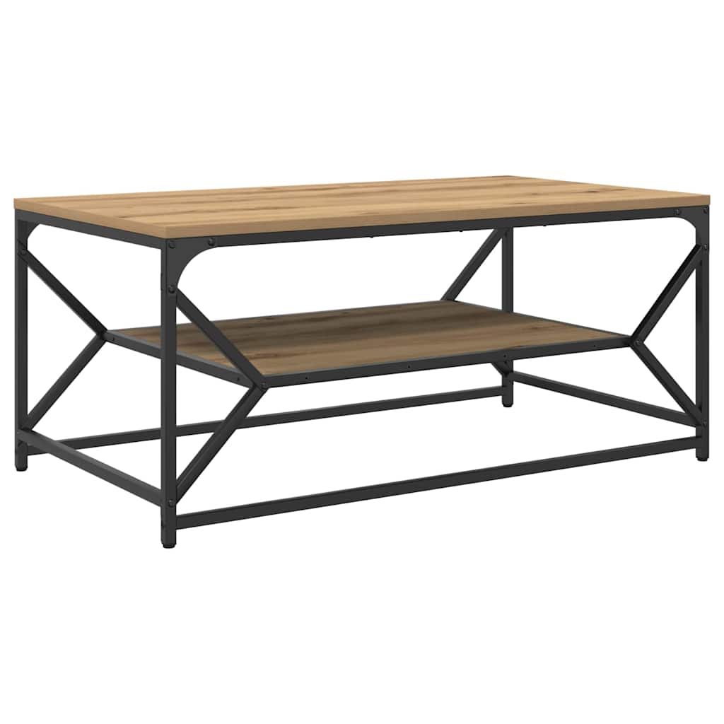 Couchtisch Eiche handwerklich 90 x 50 x 40 cm