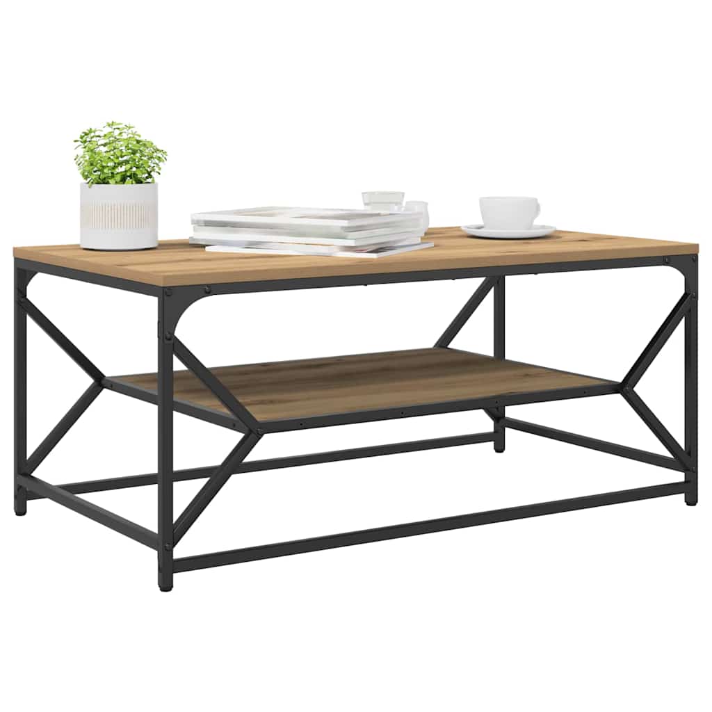 Couchtisch Eiche handwerklich 90 x 50 x 40 cm
