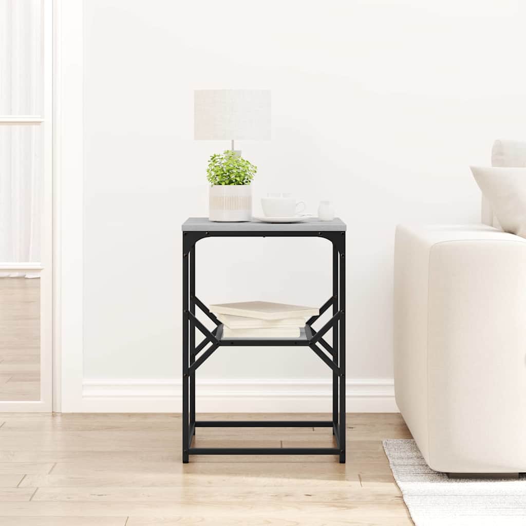 Beistelltisch Grau Sonoma 41 x 40 x 60 cm