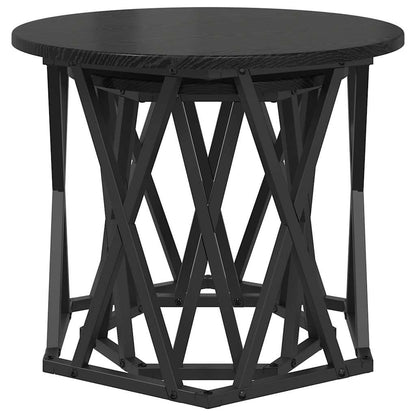 Beistelltisch 2 pcs Schwarze Eiche 50 x 50 x 40 cm
