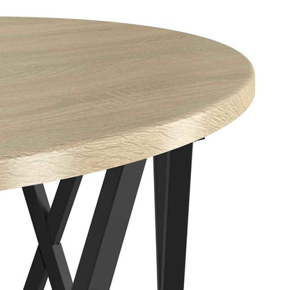 Beistelltisch 2 pcs Sonoma Eiche 50 x 50 x 40 cm