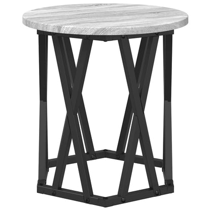 Beistelltisch 2 pcs Grau Sonoma 50 x 50 x 40 cm