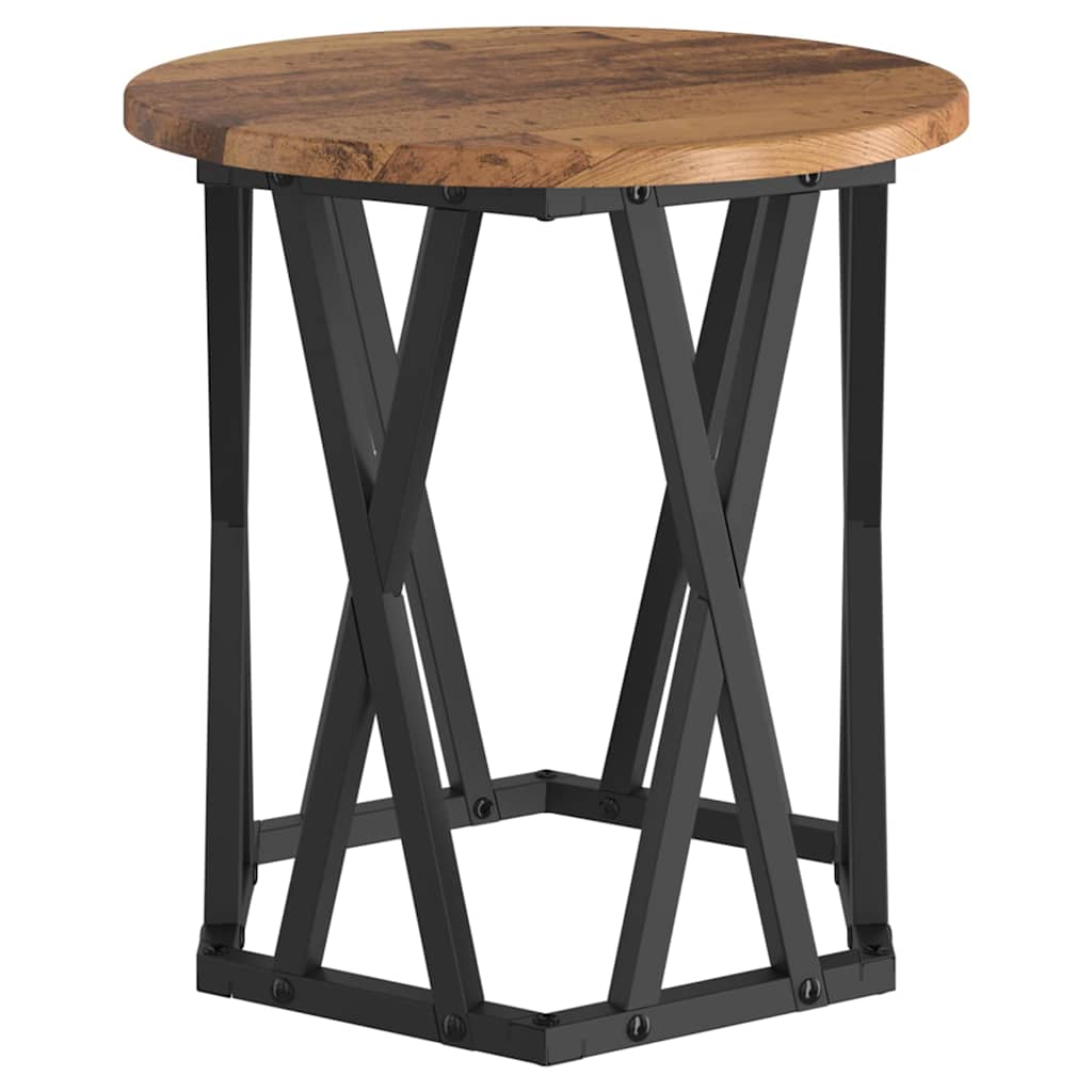 Beistelltisch 2 pcs Altholz 50 x 50 x 40 cm