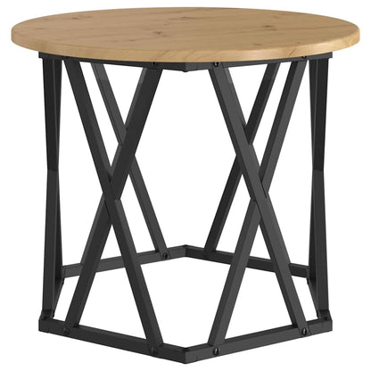 Beistelltisch 2 pcs Eiche handwerklich 50 x 50 x 40 cm