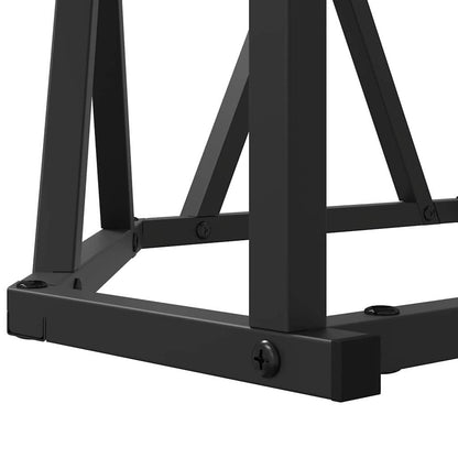 Couchtisch Grau Sonoma 80 x 80 x 42 cm Ingenieurholz und Stahl