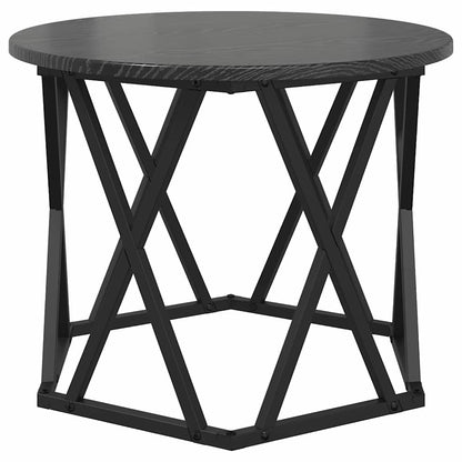 Nesting Beistelltisch 3 pcs Schwarze Eiche 53 x 53 x 40 cm