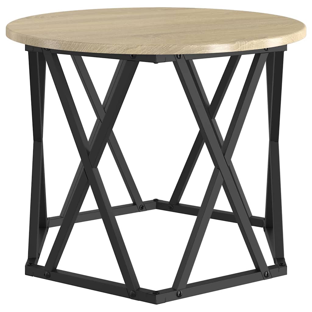 Nesting Beistelltisch 3 pcs Sonoma Eiche 53 x 53 x 40 cm