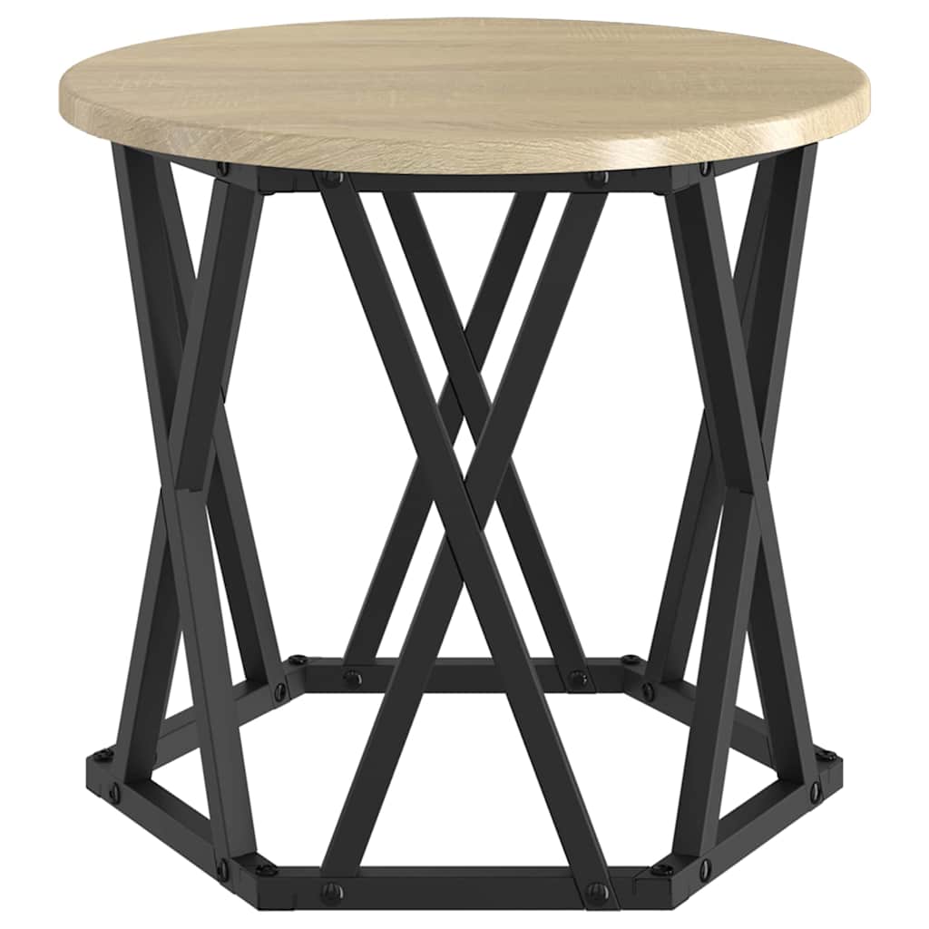 Nesting Beistelltisch 3 pcs Sonoma Eiche 53 x 53 x 40 cm