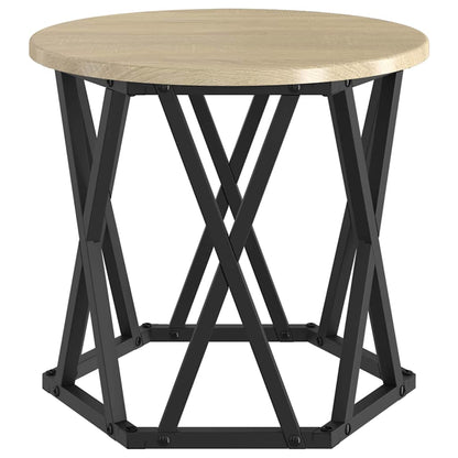 Nesting Beistelltisch 3 pcs Sonoma Eiche 53 x 53 x 40 cm