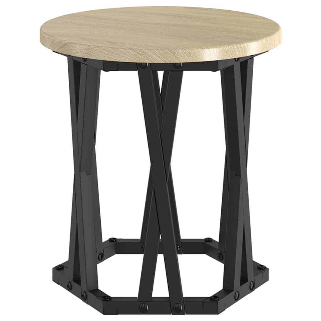 Nesting Beistelltisch 3 pcs Sonoma Eiche 53 x 53 x 40 cm