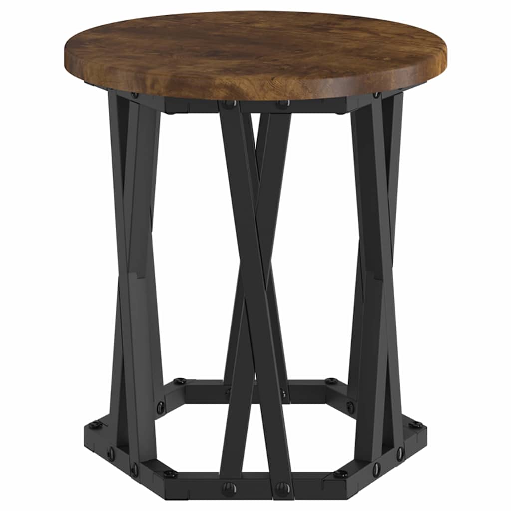 Nesting Beistelltisch 3 pcs Räuchereiche 53 x 53 x 40 cm