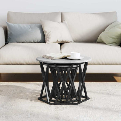 Nesting Beistelltisch 3 pcs Grau Sonoma 53 x 53 x 40 cm