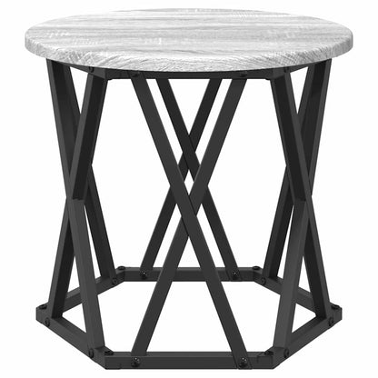 Nesting Beistelltisch 3 pcs Grau Sonoma 53 x 53 x 40 cm