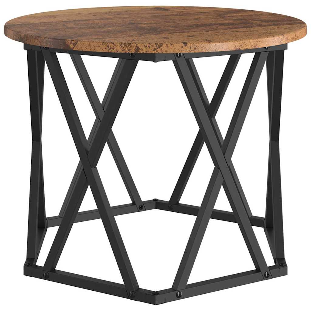 Nesting Beistelltisch 3 pcs Altholz 53 x 53 x 40 cm