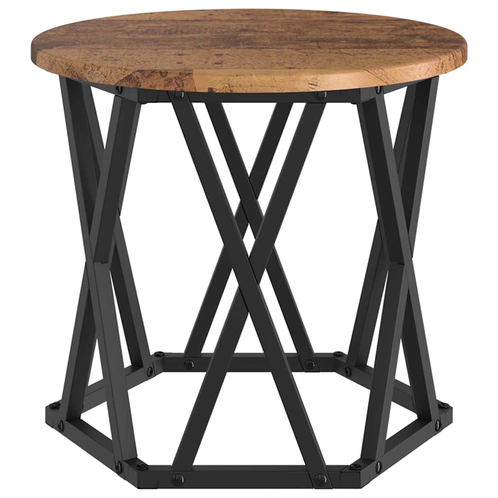 Nesting Beistelltisch 3 pcs Altholz 53 x 53 x 40 cm