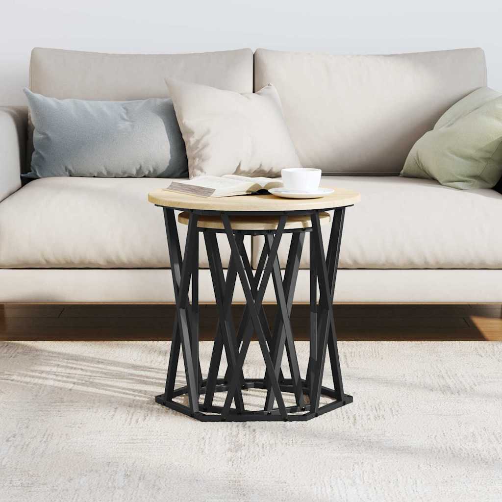 Couchtisch 2 pcs Sonoma-Eiche 50 x 50 x 50 cm