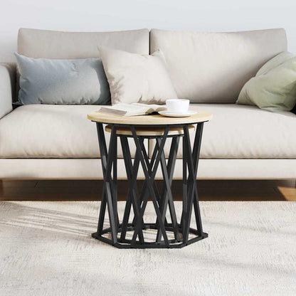 Couchtisch 2 pcs Sonoma-Eiche 50 x 50 x 50 cm
