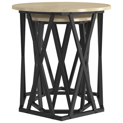 Couchtisch 2 pcs Sonoma-Eiche 50 x 50 x 50 cm